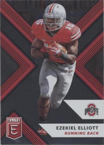 2018 Panini Elite Draft Picks Ezekiel Elliott #42
