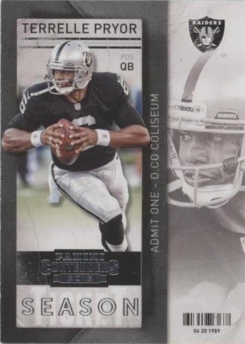 2013 Panini Contenders Terrelle Pryor #70