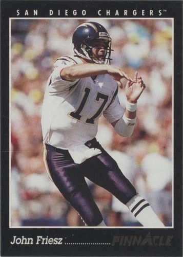 1993 Pinnacle John Friesz #203
