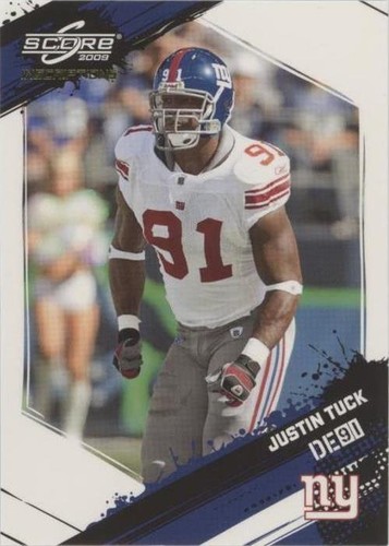 2009 Score Inscriptions Justin Tuck #197