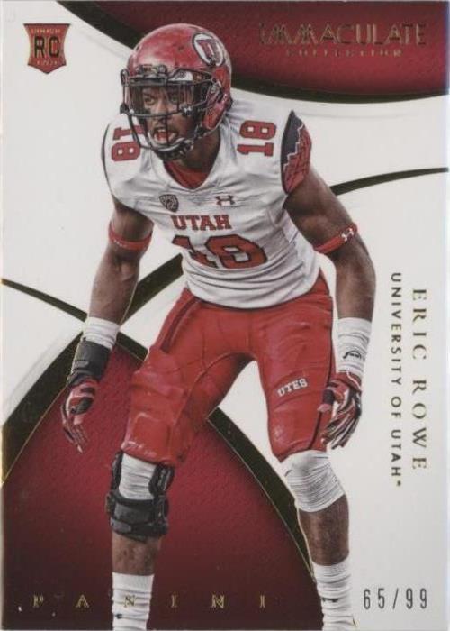 2015 Panini Immaculate Collection Collegiate Eric Rowe #138