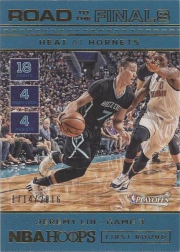 2016-17 Panini NBA Hoops - Jeremy Lin #13