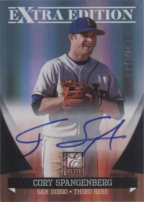 2011 Donruss Elite Extra Edition - Cory Spangenberg #P-7