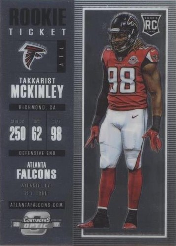 2017 Panini Contenders Optic Takkarist McKinley #95