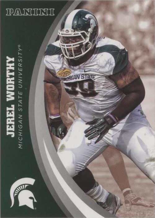 2016 Panini Michigan State University Spartans Jerel Worthy #22