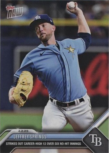 2023 Topps Now - Jeffrey Springs #28