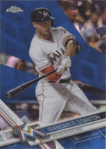 2017 Topps Chrome Sapphire Edition - Giancarlo Stanton #25