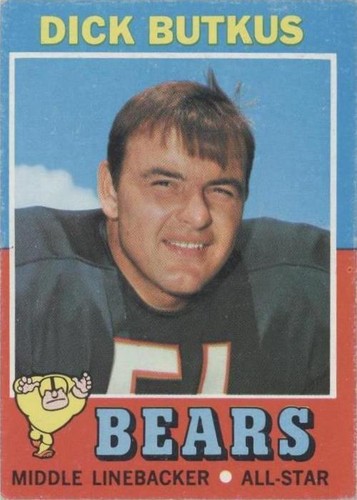 Dick Butkus Football Sports Trading Card Singles