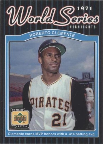 2001 Upper Deck Decade 1970's - Roberto Clemente #172