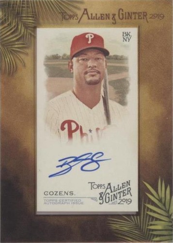 2019 Topps Allen & Ginter - Dylan Cozens #MA-DCO