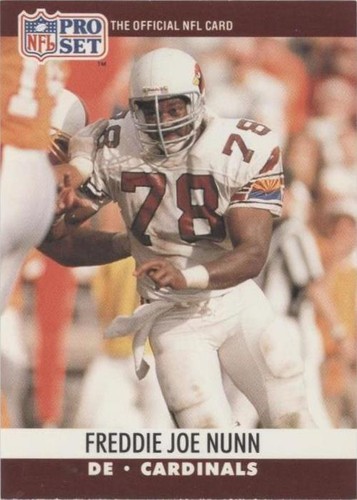 1990 Pro Set Freddie Joe Nunn #617