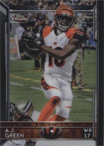 2015 Topps Chrome A.J. Green #28