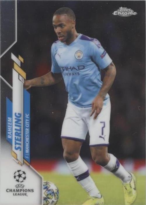 2019-20 Topps Chrome UCL Raheem Sterling #28