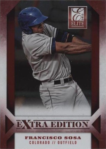 2013 Panini Elite Extra Edition - Francisco Sosa #78
