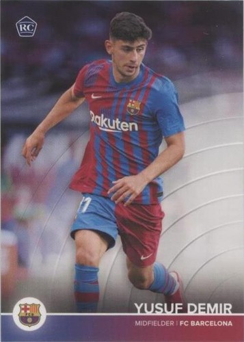 2021-22 Topps FC Barcelona Team Set Yusuf Demir #22