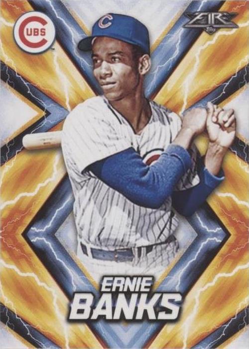 2017 Topps Fire - Ernie Banks #139