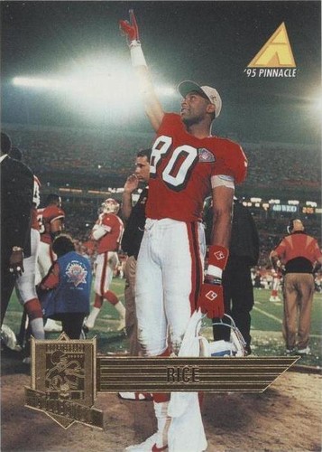 1995 Pinnacle Club Collection Jerry Rice #191