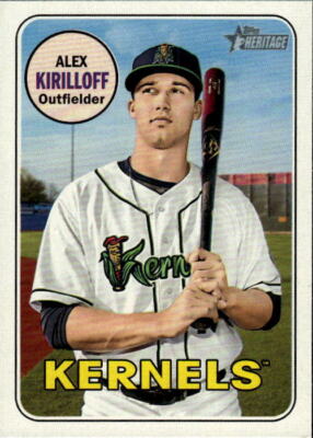 2018 Topps Heritage Minor League Alex Kirilloff #126 Cedar Rapids Kernels