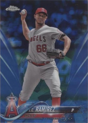 2018 Topps Chrome Sapphire Edition - J.C. Ramirez #568