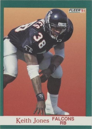 1991 Fleer Keith Jones #204