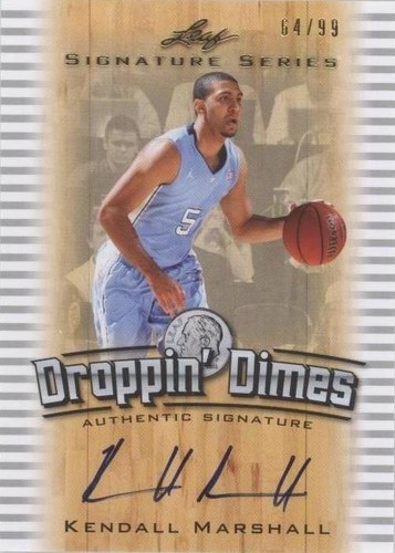 2012 Leaf Signature Series - Kendall Marshall #DD-KM2