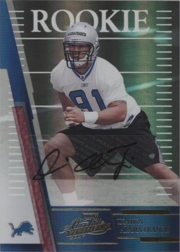 2007 Playoff Absolute Memorabilia Ikaika Alama-Francis #221