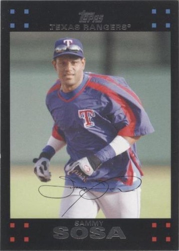 2007 Topps Updates & Highlights - Sammy Sosa #UH49