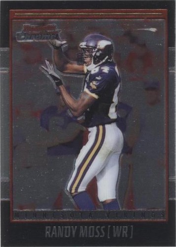 2001 Bowman Chrome Randy Moss #92
