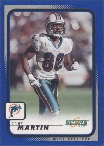 2001 Score Tony Martin #110