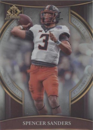 2022 Bowman University Chrome Spencer Sanders #BI-15