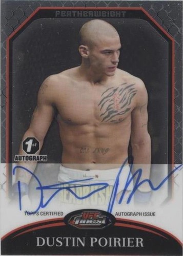 2011 Topps Finest UFC - Dustin Poirier #A-DP