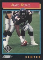 1992 Score Jamie Dukes #392