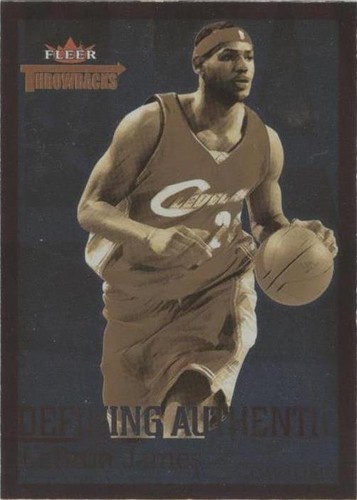 2004-05 Fleer Throwbacks - LeBron James #20 DA