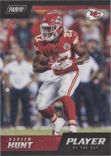 2018 Panini Player of the Day Kareem Hunt #19