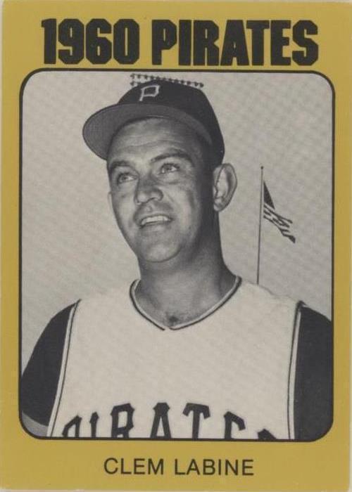 1980 TCMA 1960 Pittsburgh Pirates - Clem Labine #1980-0001