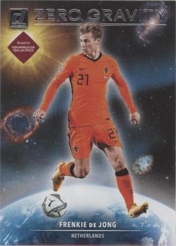 2022 Panini Prizm World Cup Qatar Frenkie De Jong Cracked Ice PSA