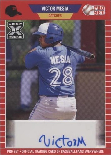 2021 Leaf Pro Set Baseball Blaster - Victor Mesia #PS-VM1