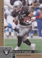 2009 Upper Deck First Edition Justin Fargas #111