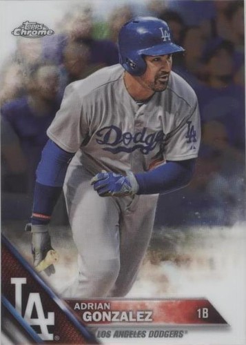 2016 Topps Chrome - Adrian Gonzalez #26