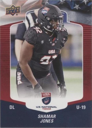 2018 Upper Deck USA Football Shamar Jones #2