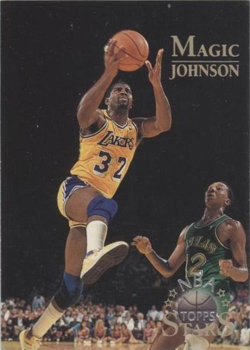 1996 Topps Finest Reprint #22 Larry Bird Magic Johnson Erving PSA