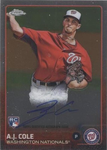 2015 Topps Chrome - A.J. Cole #AR-AC