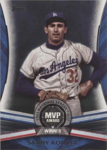 【中古】 Manuscrito Sandy SANDY KOUFAX: Topps - Kmart 20th Anniversary MVP Series 1962