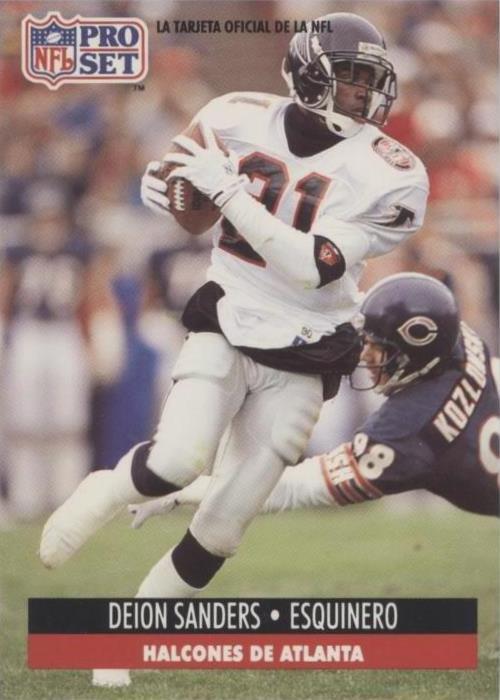 1991 年专业套装西班牙 Deion Sanders #8