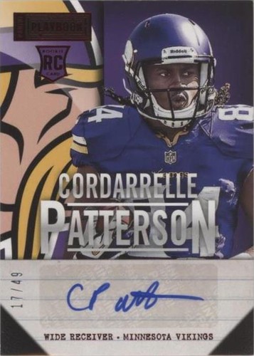 2013 Panini Playbook Cordarrelle Patterson #117