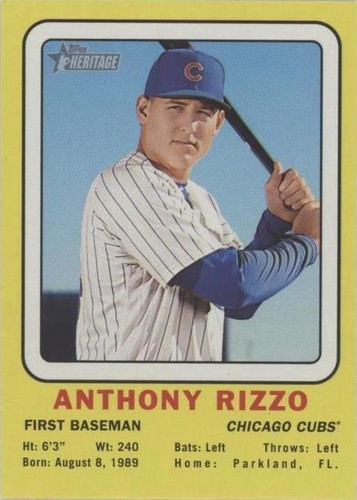 2018 Topps Heritage - Anthony Rizzo #69CC-AR