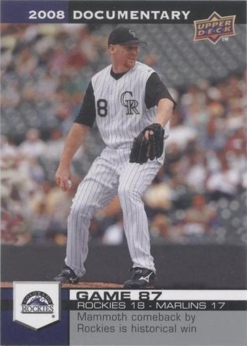 2008 Upper Deck Documentary - Aaron Cook #2497