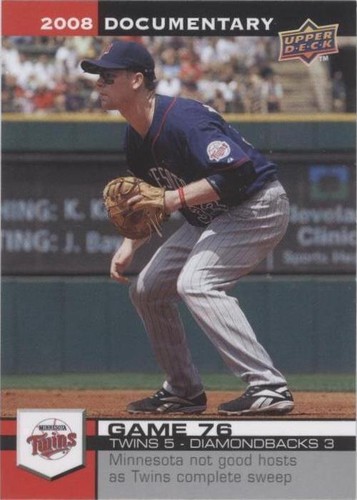 2008 Upper Deck Documentary - Justin Morneau #2266
