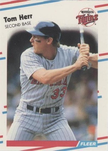1988 Fleer Update - Tom Herr #U-43