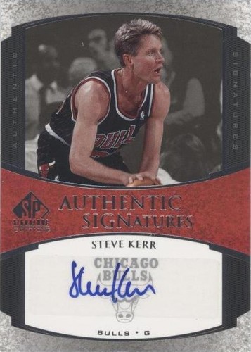 2005-06 SP Signature Edition - Steve Kerr #AS-SK